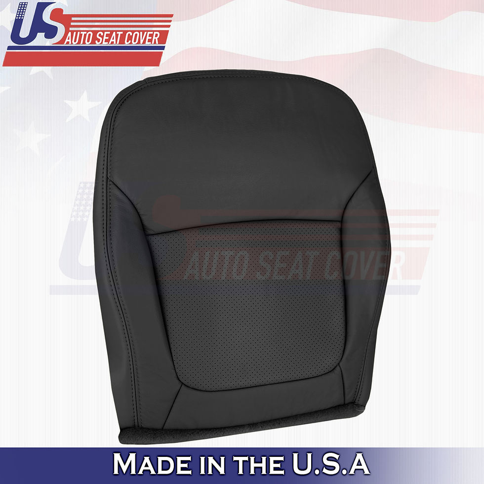 Thumbnail: 2002 2003 Acura TL Type S Passenger Bottom Leather seat Cover Black