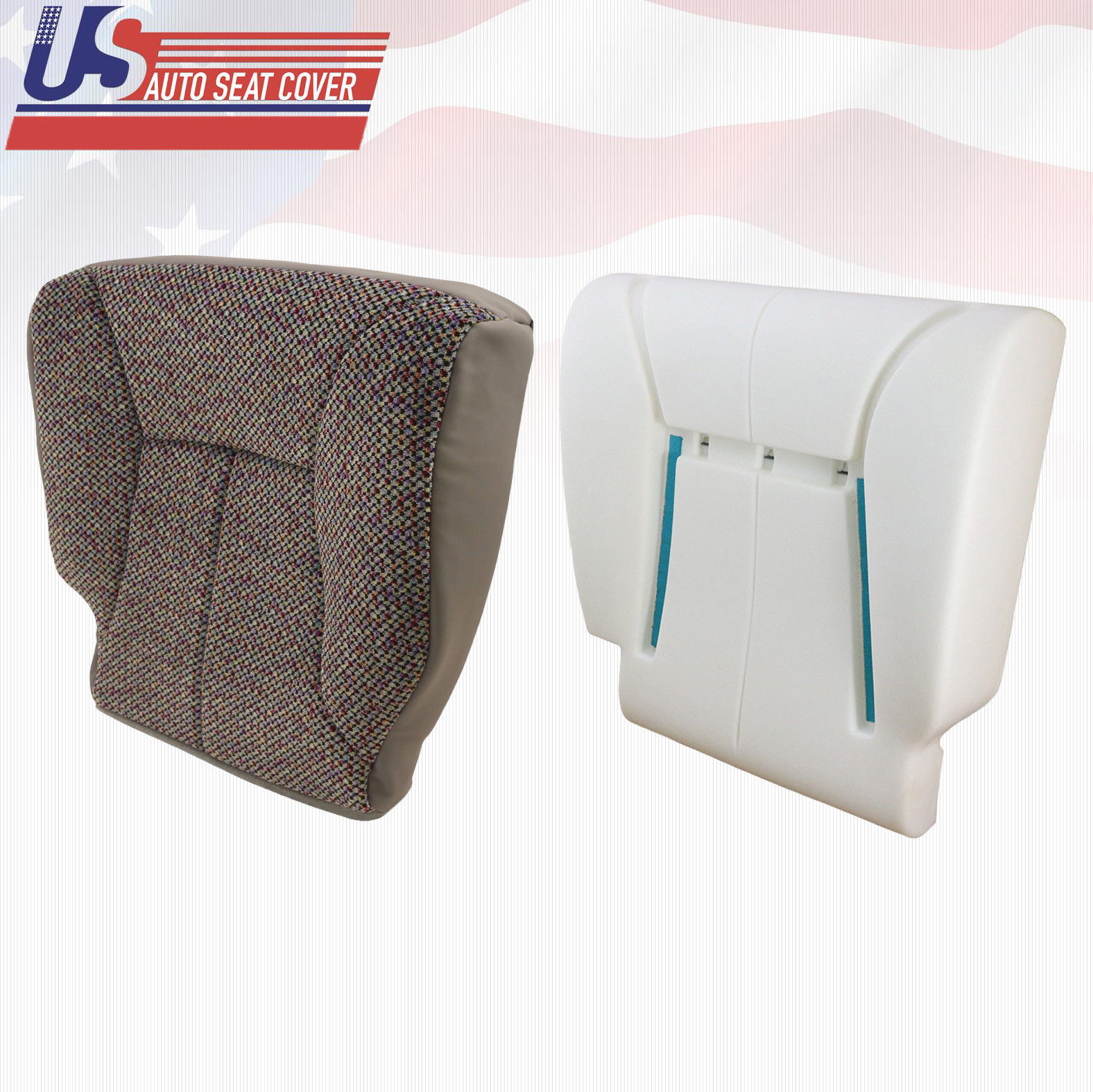 1998 1999 2000 Dodge Ram SLT-Driver Side Bottom Replacement Cloth Seat Cover Tan 1998 1999 2000 Dodge Ram SLT-Driver Side Bottom Replacement Cloth Seat Cover Tan