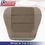 Thumbnail: 2001-2003 Ford F150 XLT Front DRIVER Bottom Cloth Seat Cover Med Parchment Tan