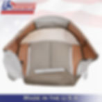 Thumbnail: 1999 to 2002 Chevy Silverado Front PASSENGER Bottom Tan Cloth Replacement Cover