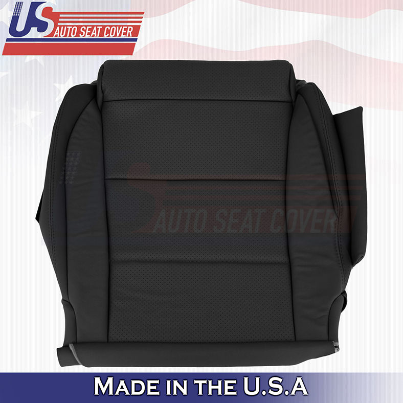 Thumbnail: 2013-2020 Lexus GS350 F-Sport Driver Bottom Leather seat Cover Black