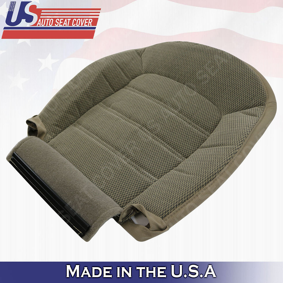 Thumbnail: 2002-2005 Ford Explorer XLT Driver- Passenger Bottom Cloth Seat Cover TAN