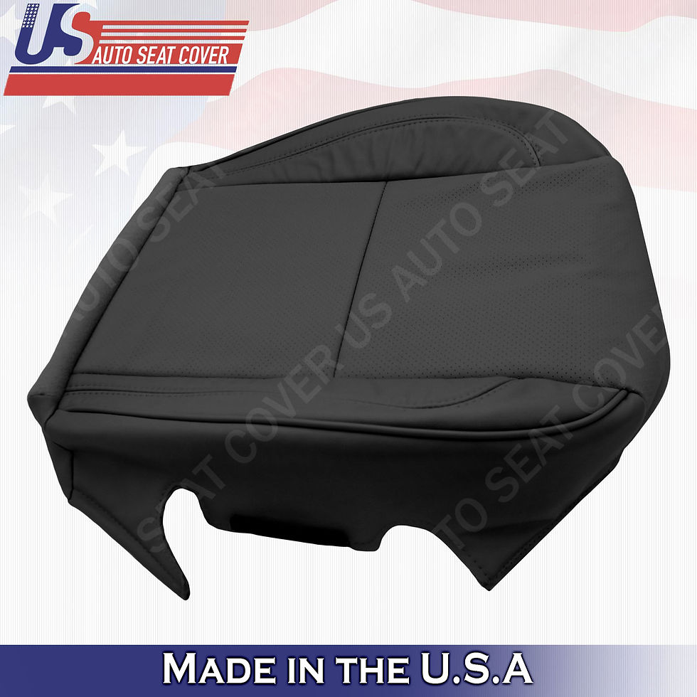 Thumbnail: 1998-2005 Lexus GS300 Driver & Passenger Bottoms Leather Cover Black