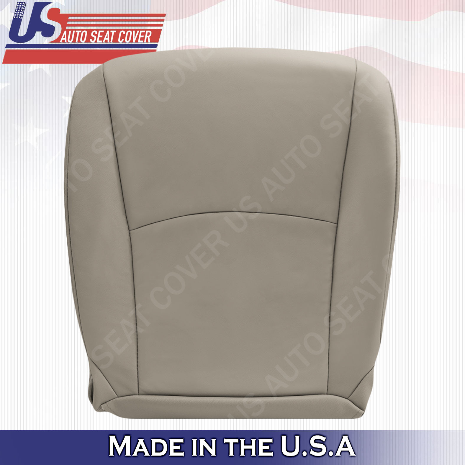 2008-2013 Toyota Highlander Driver Bottom Leather Seat Cover Tan