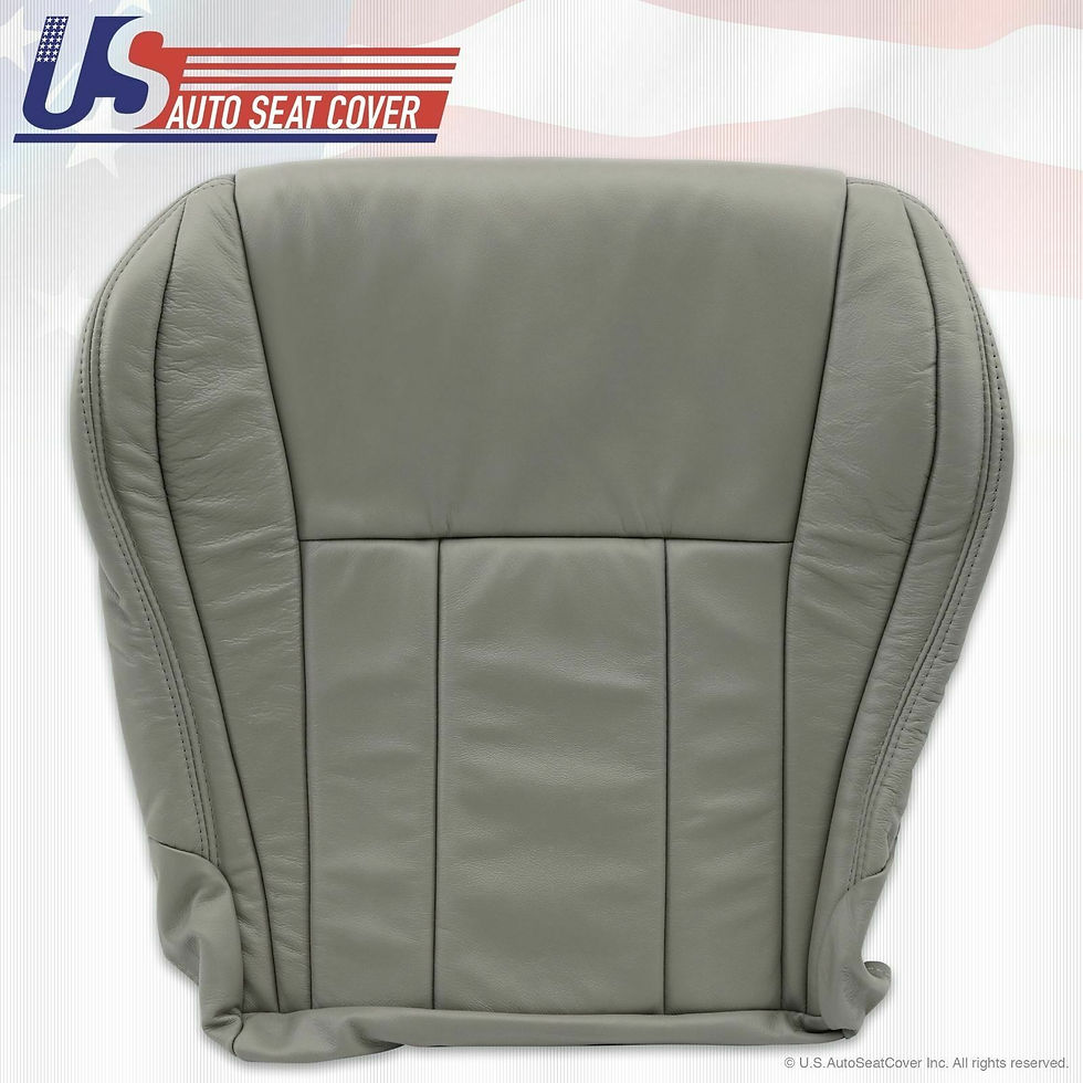 Thumbnail: For 1996-2002 Toyota 4runner Leather Driver Bottom + foam Covers in Gray