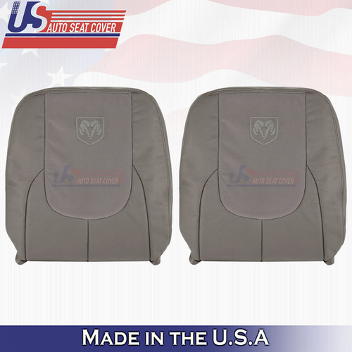 2004-2005 For Dodge Ram 2500 Laramie Leather Driver Bottom Seat Cover Taupe