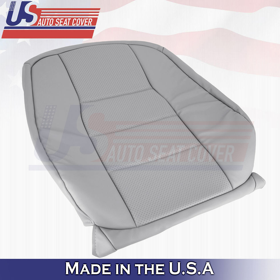 Thumbnail: 2008-2014 Mercedes C300 Driver Top Leather seat Cover Gray