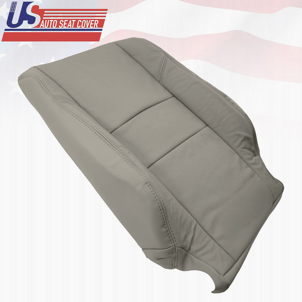 Thumbnail: 2001-2006 Toyota Sequoia Driver Top Leather replacement Seat Cover in Gray