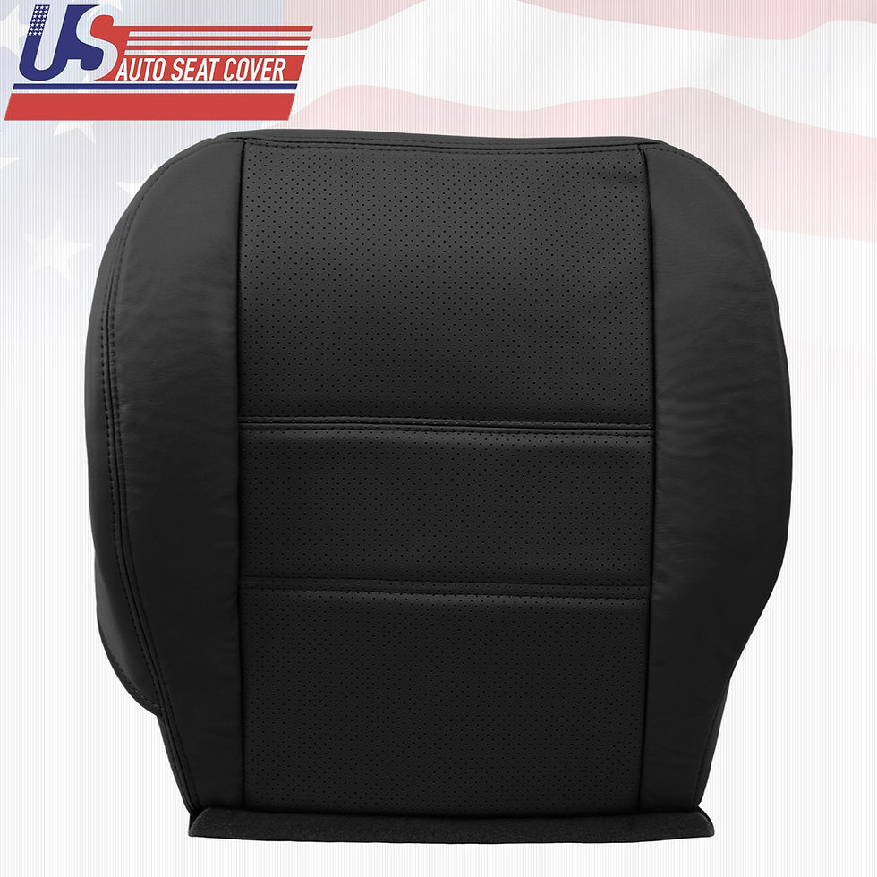 Thumbnail: 2001-2004 Nissan Pathfinder Top & Bottom LEATHER PERFORATED in Black