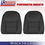 Thumbnail: 2011-2017 Volkswagen Jetta Driver/Passenger Top Leather Seat Covers Black
