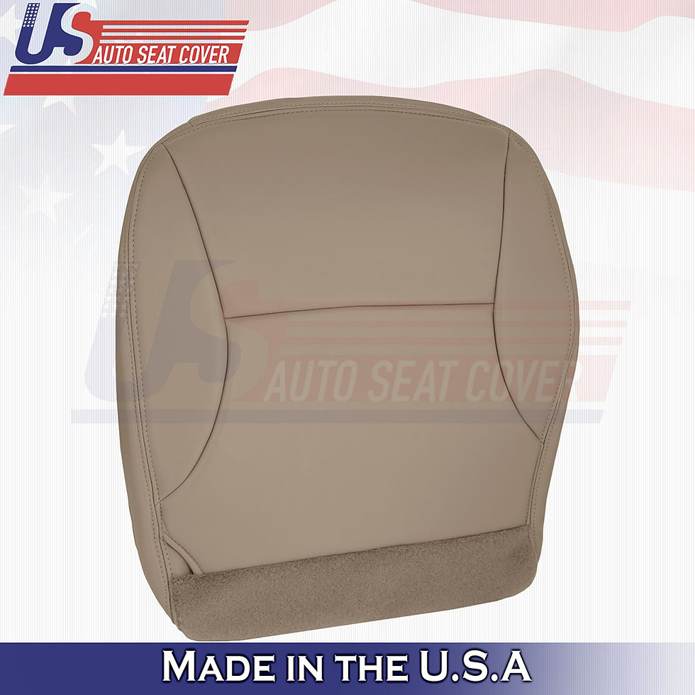Thumbnail: 1997 1998 Ford F150 Lariat Driver Top/Bottom Leather Seat Covers Tan