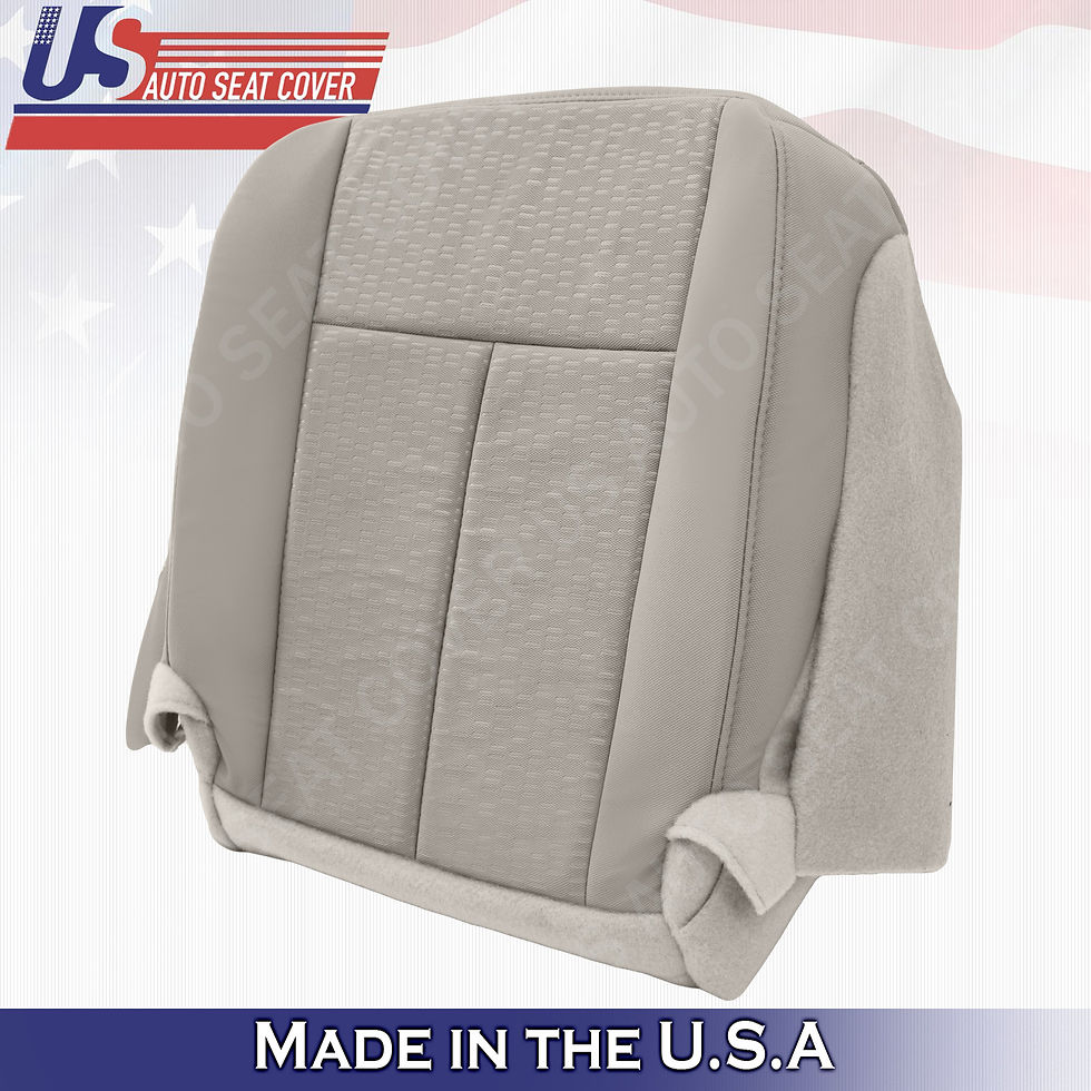 Thumbnail: 2007 To 2014 Ford Expedition Driver Side Bottom Cloth Seat Cover Gray