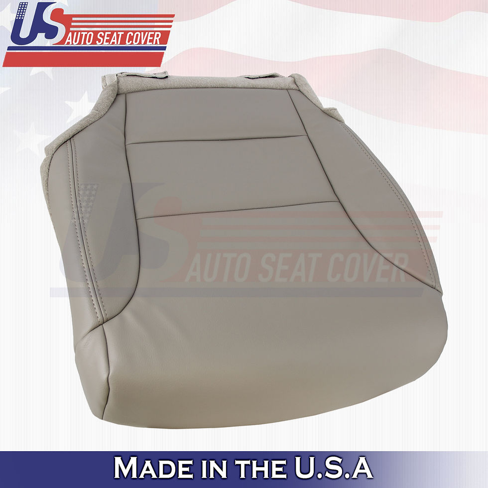 Thumbnail: 2012-2016 Honda CR-V Driver Bottom Leather seat Cover Tan