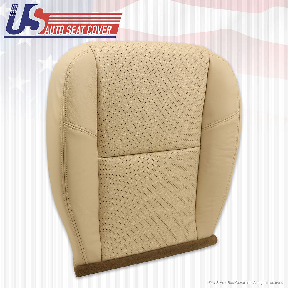Thumbnail: 2009 to 2014 Chevy Avalanche LTZ driver Bottom Perforated Leather seat cover