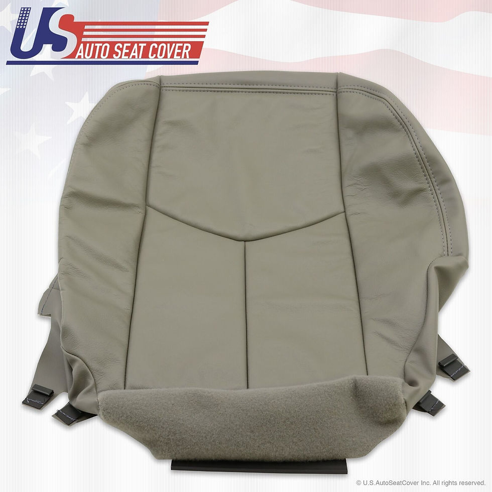 Thumbnail: 2003 - 2006 Chevy Tahoe Suburban Driver Set Leather Seat Covers Gray 922