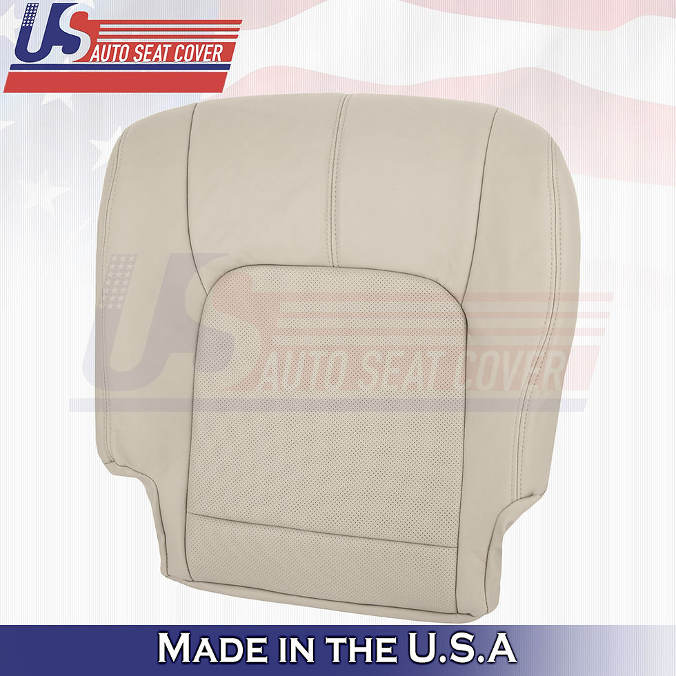 Thumbnail: 2009-2014 Nissan Murano Driver Bottom Leather seat cover Tan