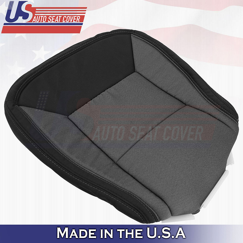 Thumbnail: 2014-2024 Dodge Ram ProMaster Driver Top & Bottom Cloth Cover Gray