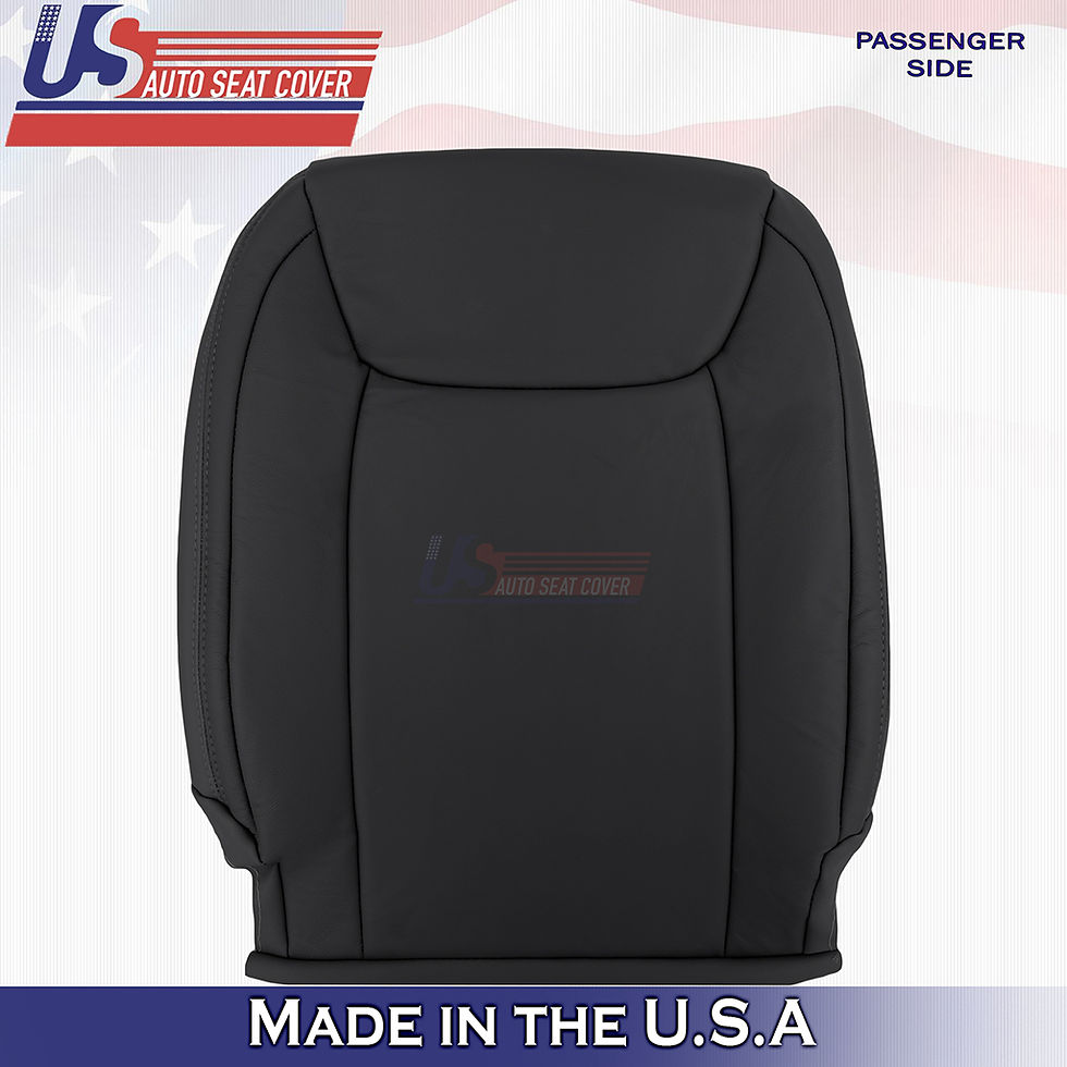 2004-2010 Toyota Sienna Passenger Top Leather seat cover Black