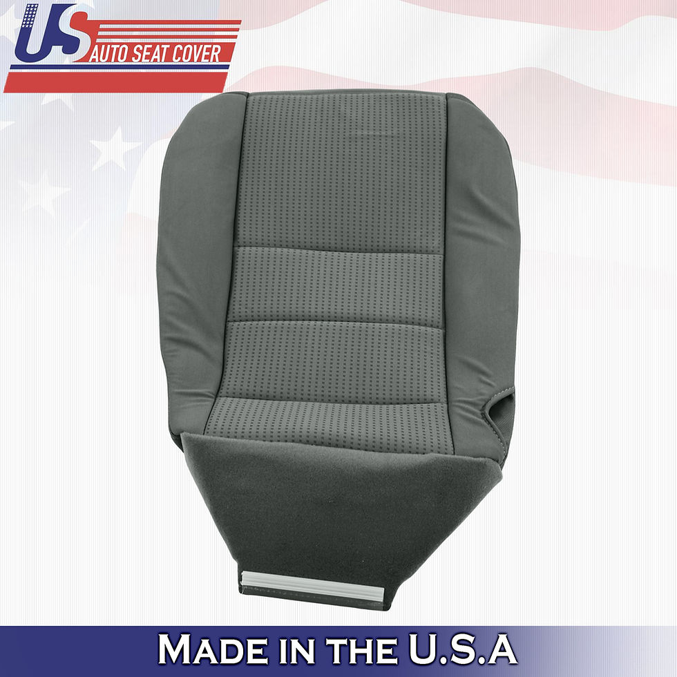 Thumbnail: 2008 2009 2010 Ford F350 XLT 4X4 2WD FX4 Driver Bottom 'GRAY' Cloth Seat Cover