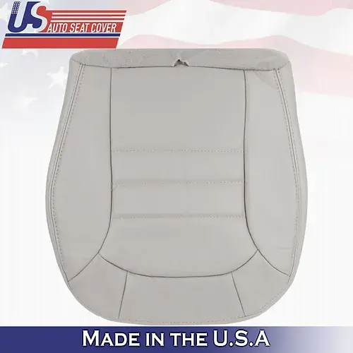 Thumbnail: 2002-2004 Jeep Liberty Limited Passenger Top/Bottom Leather seat Cover LT Gray