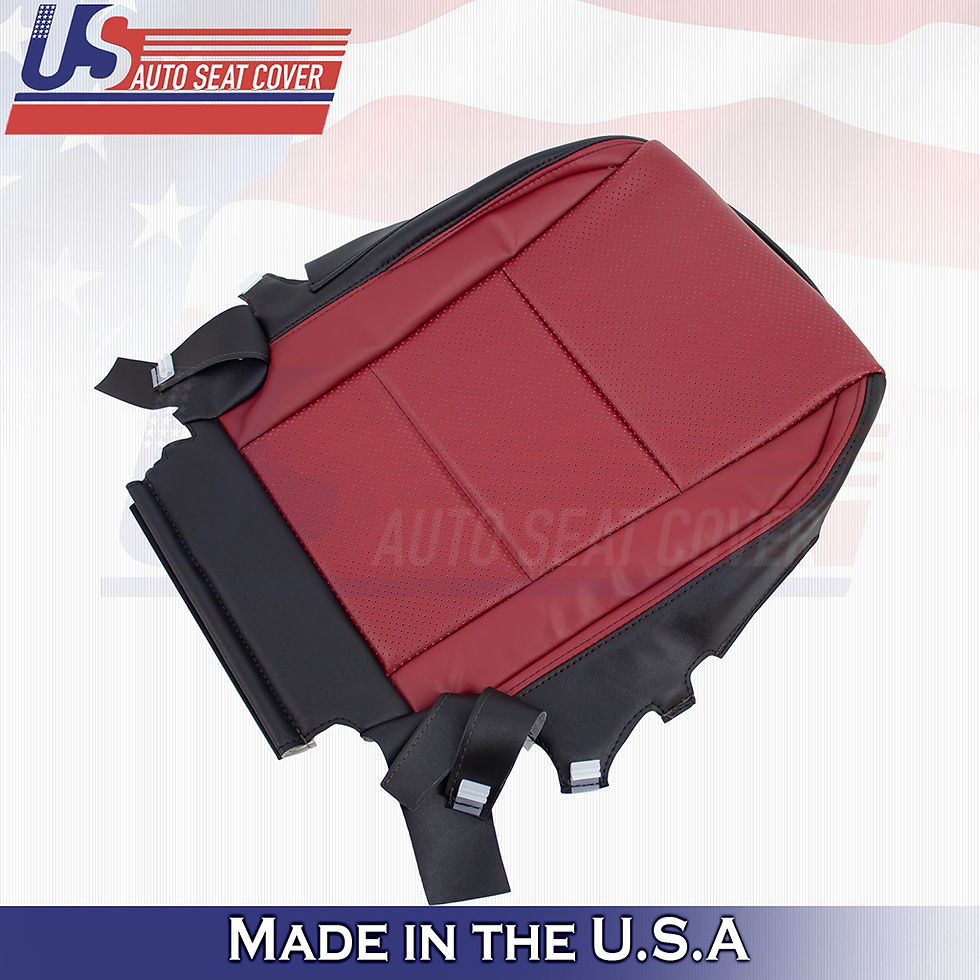 Thumbnail: 2017-2020 Lexus GS350 F Sport Passenger Bottom Leather Cover Red