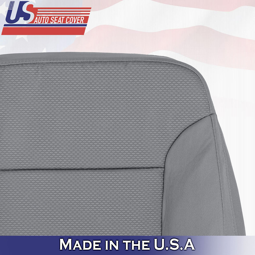 Thumbnail: 2014 2015 2016 2017 2018 2019 Chevy Silverado Driver top Cloth Cover Gray