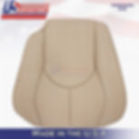 1996 to 2002 Mercedes Benz SL500 Passenger Top Leather Seat Cover Tan