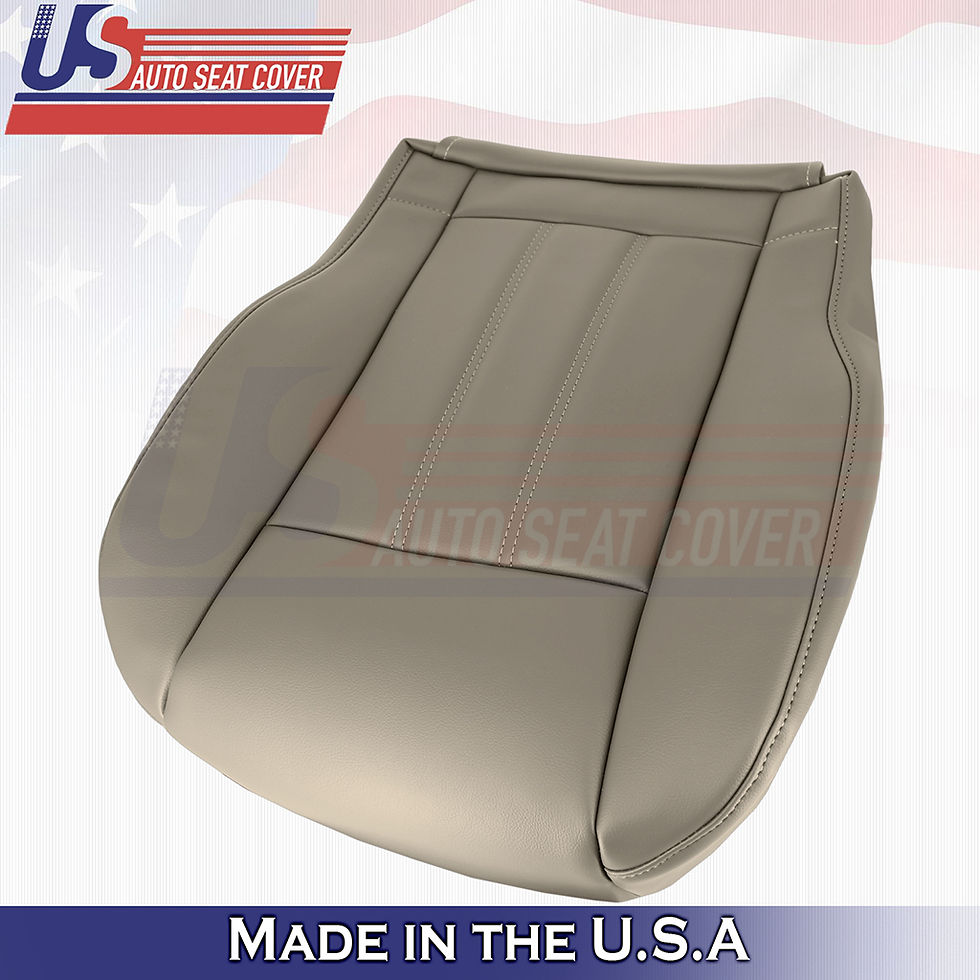 Thumbnail: 2008-2016 Chrysler Town&Country Driver Bottom Leather Cover Tan