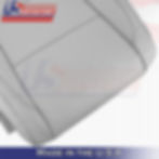 Thumbnail: 2014 to 2019 Toyota Highlander Passenger Bottom Leather Cover Ash Gray