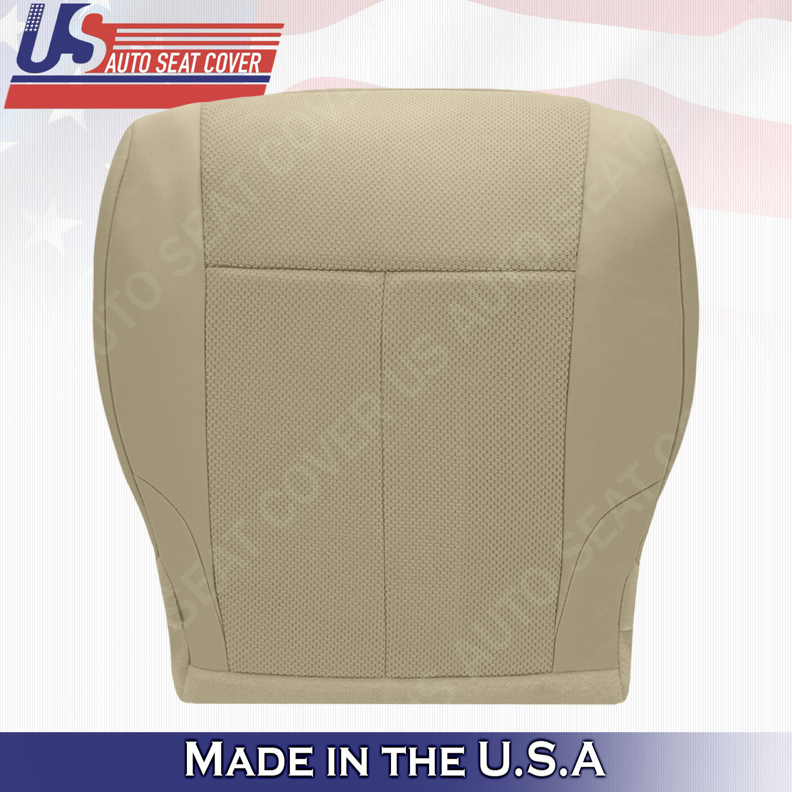 For 2007-2012 Nissan Altima Passenger bottom cloth seat cover tan
