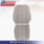 Thumbnail: 2007 to 2014 Ford Expedition XLT Driver Top &Bottom Cloth Seat Cover Gray