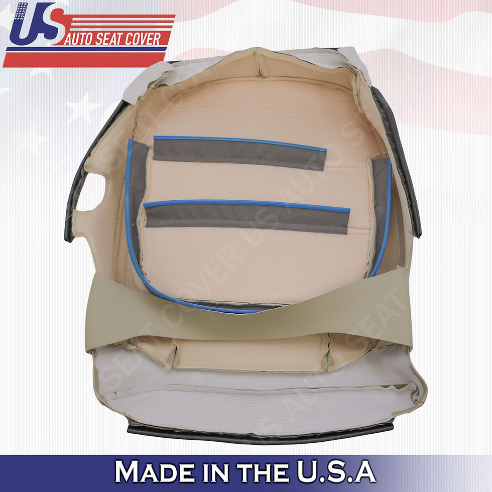 Thumbnail: 2011-2016 Volkswagen Jetta S Driver Bottom Leather Perf Cover Tan