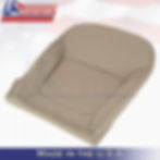 Thumbnail: 2002 2003 Acura TL Type S Driver/Passenger Bottom Leather seat Cover Tan