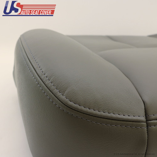 Driver Side Bottom Leather Seat Cover For Chevy Tahoe LT/Z71 2003-2006 - Pewter Gray #922