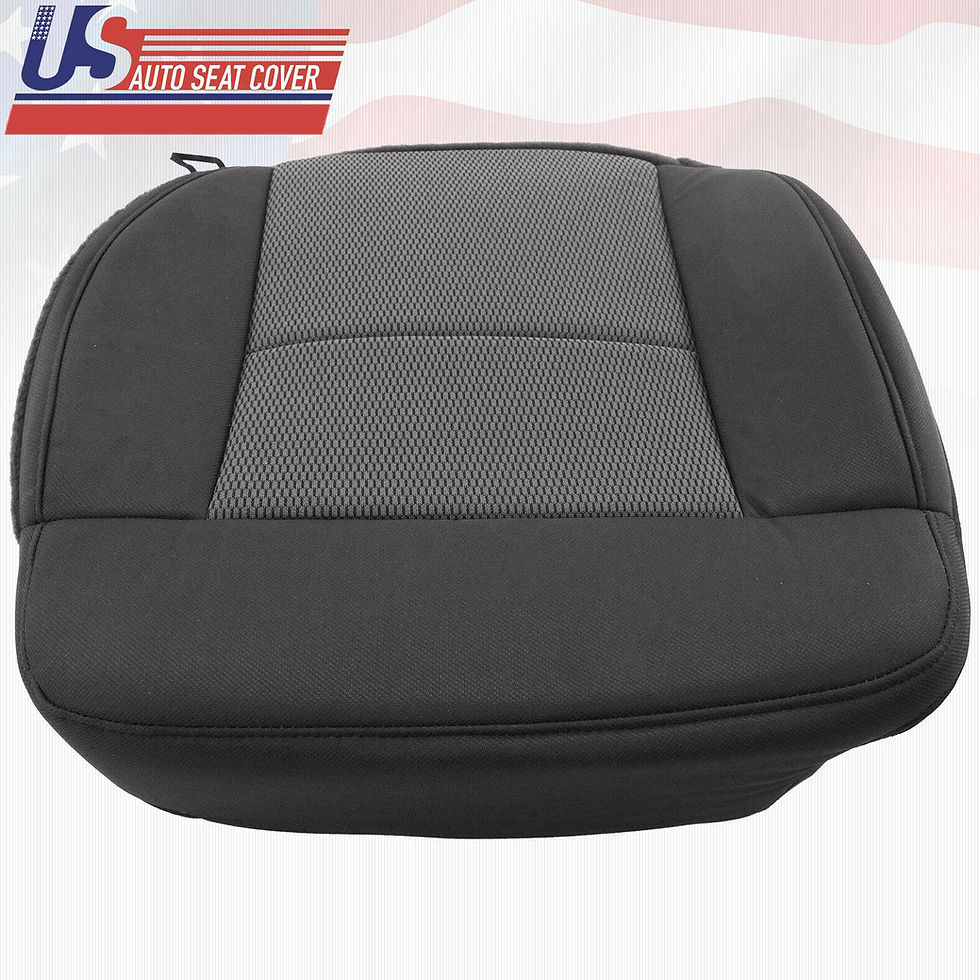 Thumbnail: 2004-2006 Ford F150 XLT Driver Bottom Cloth Seat Cover in Gray/dark gray