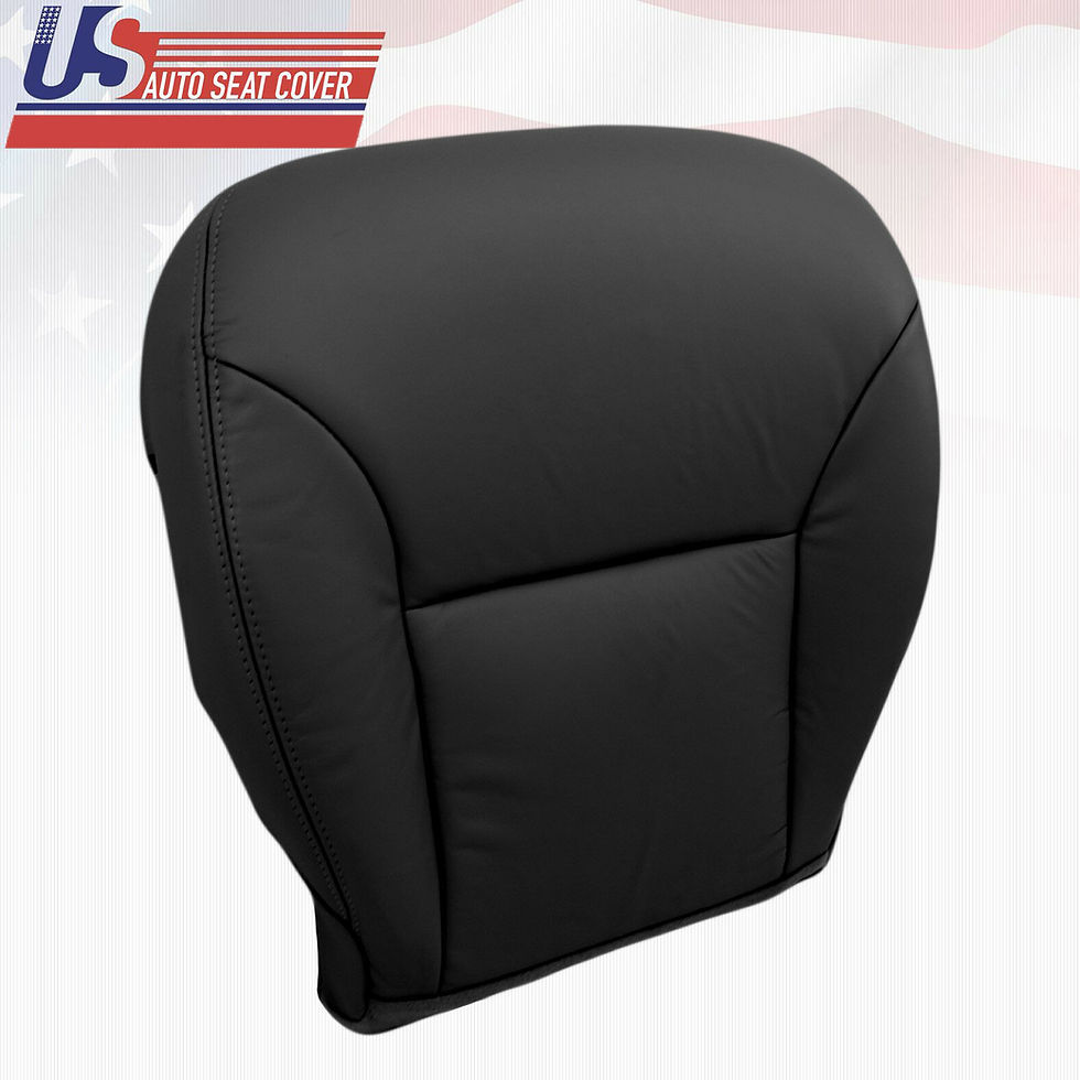 Thumbnail: Fit 2002-2006 Lexus ES300 ES330 Passenger Bottom Leather Seat Cover Black
