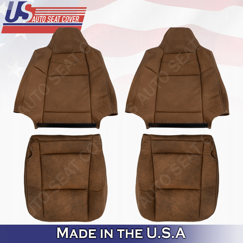 Front Leather Seat Cover 2003 2004 2005 2006 2007 Ford F250 F350 450