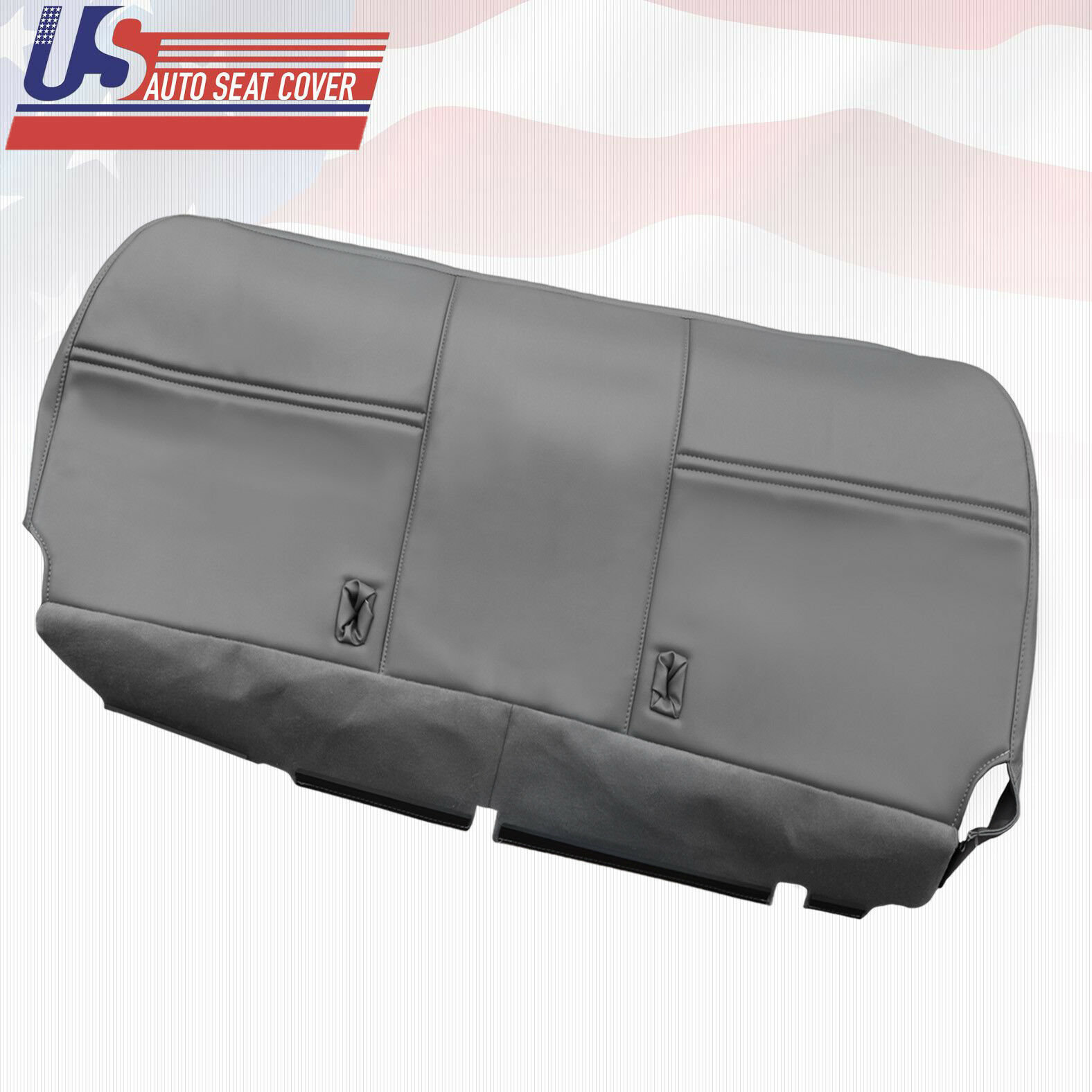 2003 2007 Ford F250 F350 F450 Xl Bottom Bench Seat Replacement Vinyl Cover Gray Usautoseatcover