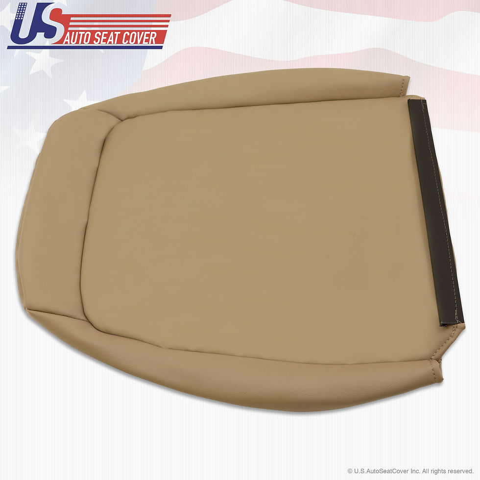 Thumbnail: 1999 2000 2001 2002 2003 04 Ford Mustang GT Driver Top Lean Back Seat Cover TAN