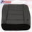 Thumbnail: 2008-2010 -Ford-F250 Driver Bottom Leather Seat Cover & Foam Seat Cushion-Black