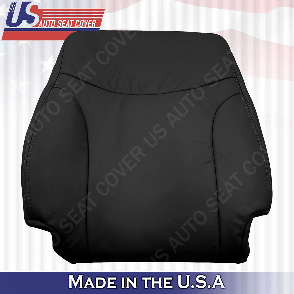 Thumbnail: Fits 2002 to 2006 Lexus ES300 Driver Top Leather Seat Cover Black