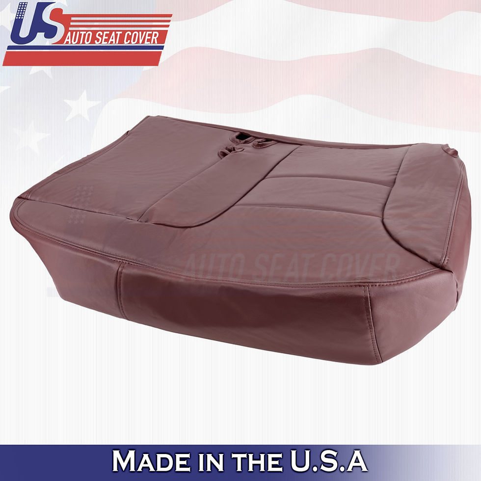 Thumbnail: 1995-1996 Chevy Tahoe Suburban Driver Side Leatherette Bottom Seat Cover