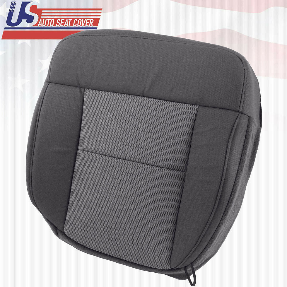 Thumbnail: 2004-2006 Ford F150 XLT Driver Bottom Cloth Seat Cover in Gray/dark gray
