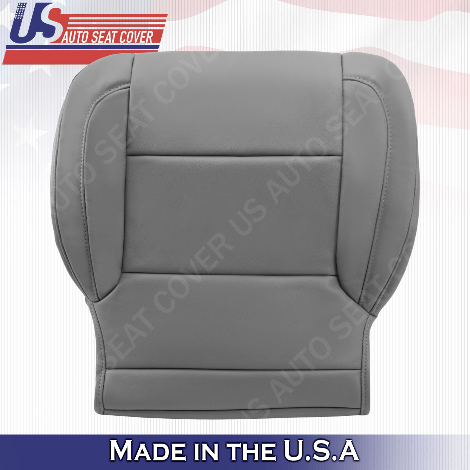 2015-2018 Chevy Tahoe, Suburban, GMC Yukon Driver Bottom Seat Cover in Gray