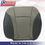Thumbnail: 2002 - 2004 Chevy Trailblazer Driver Bottom Leather Seat Cover 2-Tone Gray