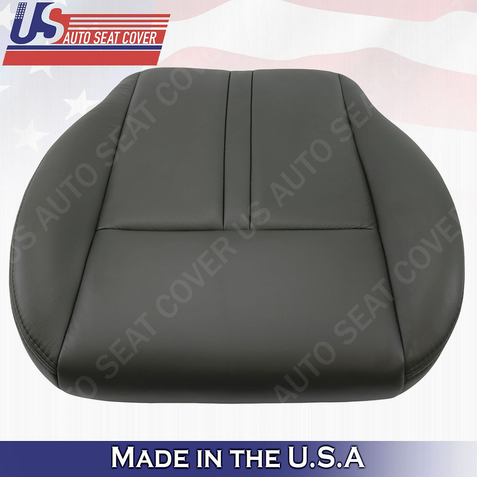 Thumbnail: 2005-2007 Jeep Grand Cherokee Driver  Bottom Leather cover black
