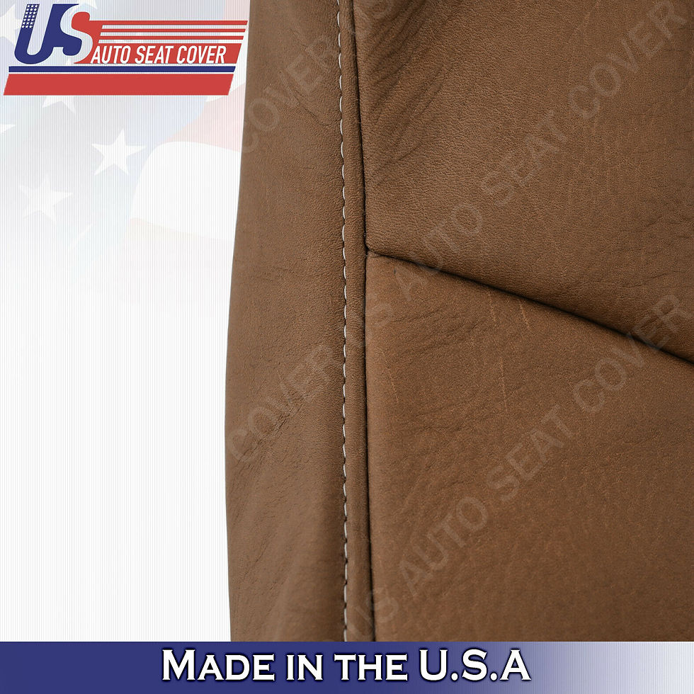 Thumbnail: 2003 - 2007 Ford F250 F350 450 KING RANCH Front Top/bottom Leather Seat Cover