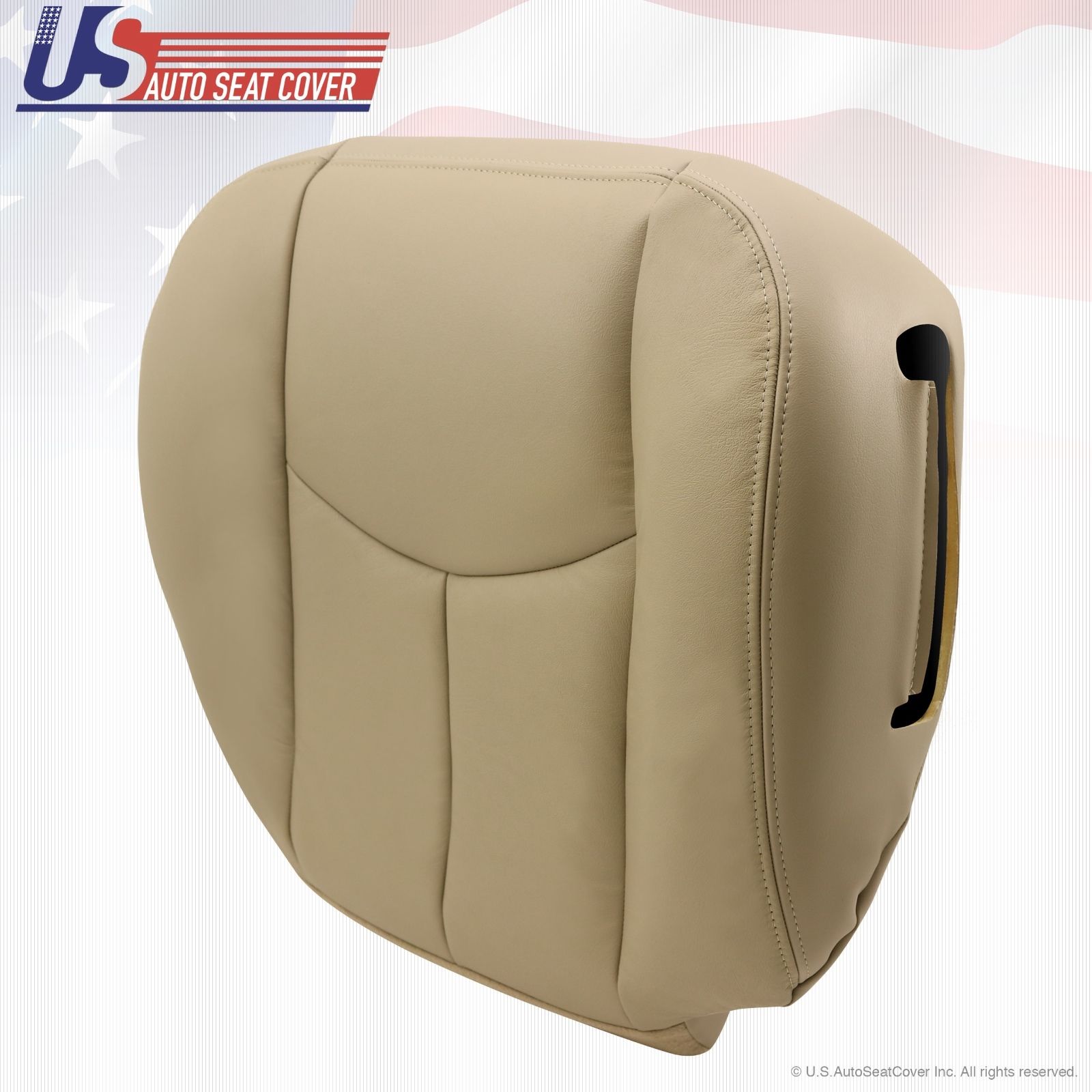 2003 to 2006 Tahoe Suburban Yukon Driver Bottom Leather Seat Cover Shale Tan 522 2003 to 2006 Tahoe Suburban Yukon Driver Bottom Leather Seat Cover Shale Tan 522
