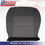 Thumbnail: 2005-2009 Ford Mustang V6 Passenger Top/Bottom Cloth seat Covers Black