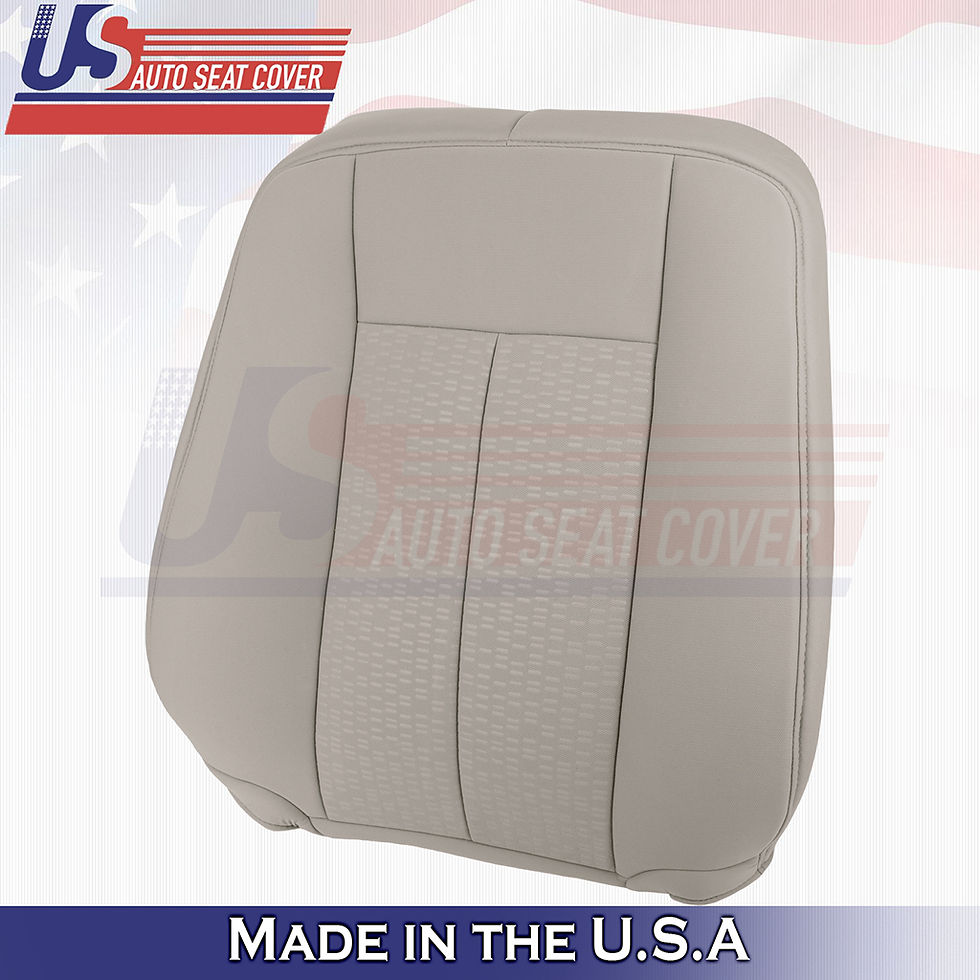 Thumbnail: 2007 to 2014 Ford Expedition XLT Driver Top Cloth Seat Cover Gray
